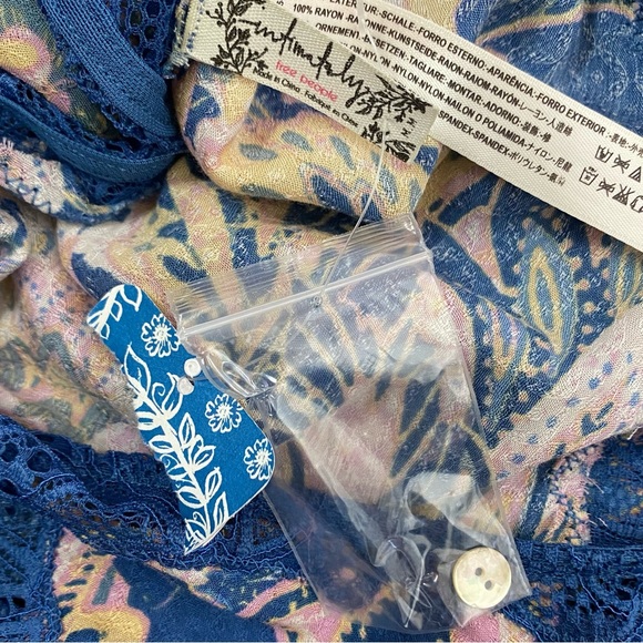 Intimately Free People Marsha Floral Slip Dress Size Medium - Picture 8 of 10